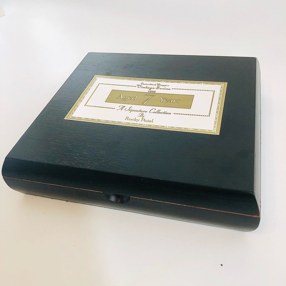 Rocky Patel Other - Rocky Patel Churchill Black Wooden Cigar Box